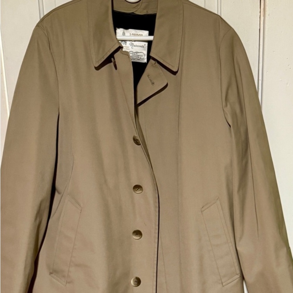 London Fog Tan Trench Coat